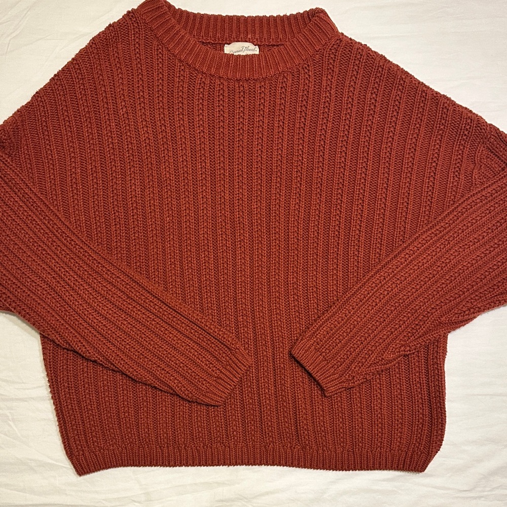 Universal Thread Brick Red Crew Neck Sweater